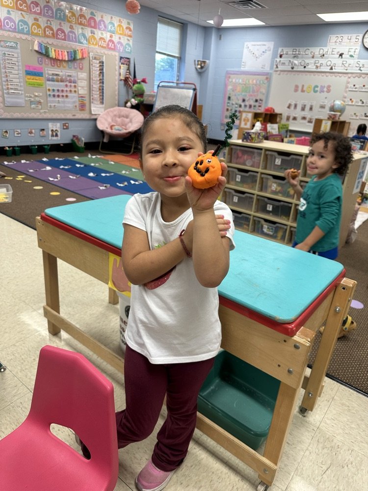 pumpkin playdough