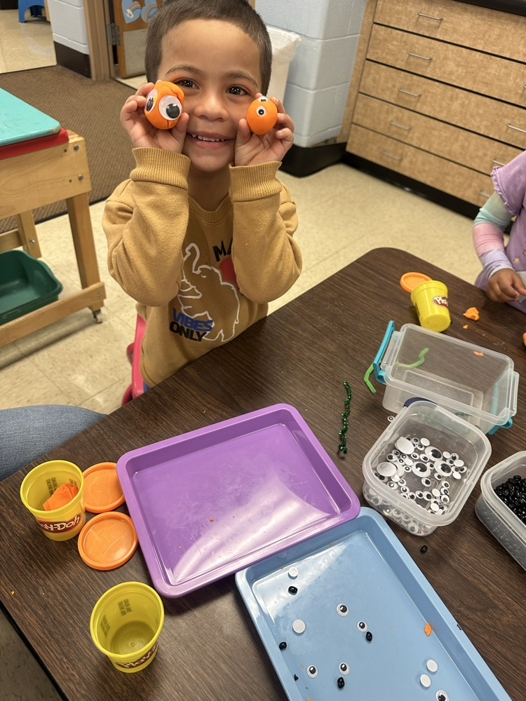 pumpkin playdough