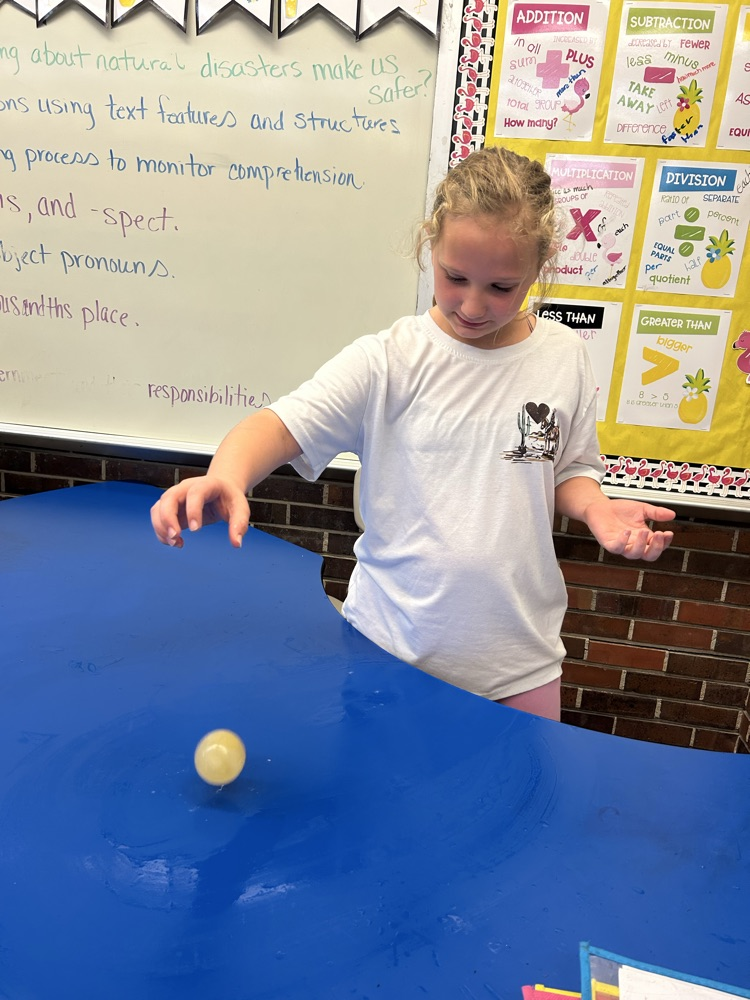 testing our egg