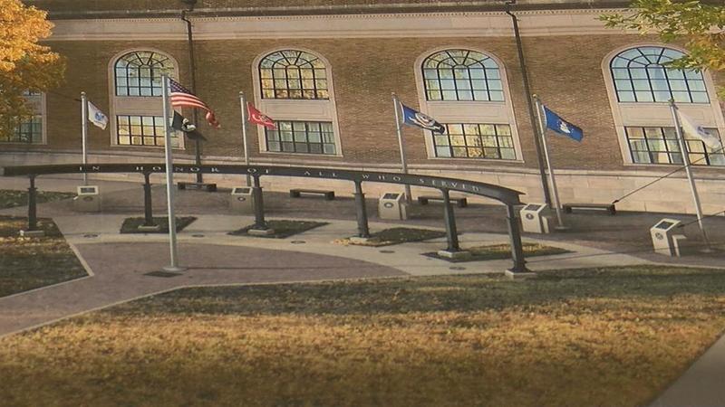 Design image of the planned veterans memorial.