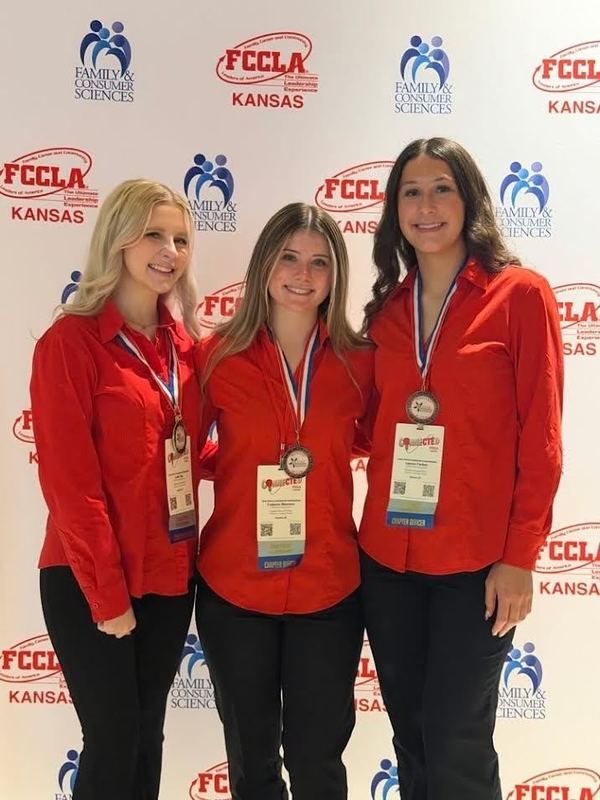 Three other students heading to nationals.