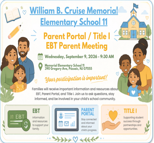 First Parent Meeting Flyer