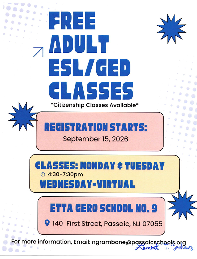 PHS Free ESL/GED Classes for Adults