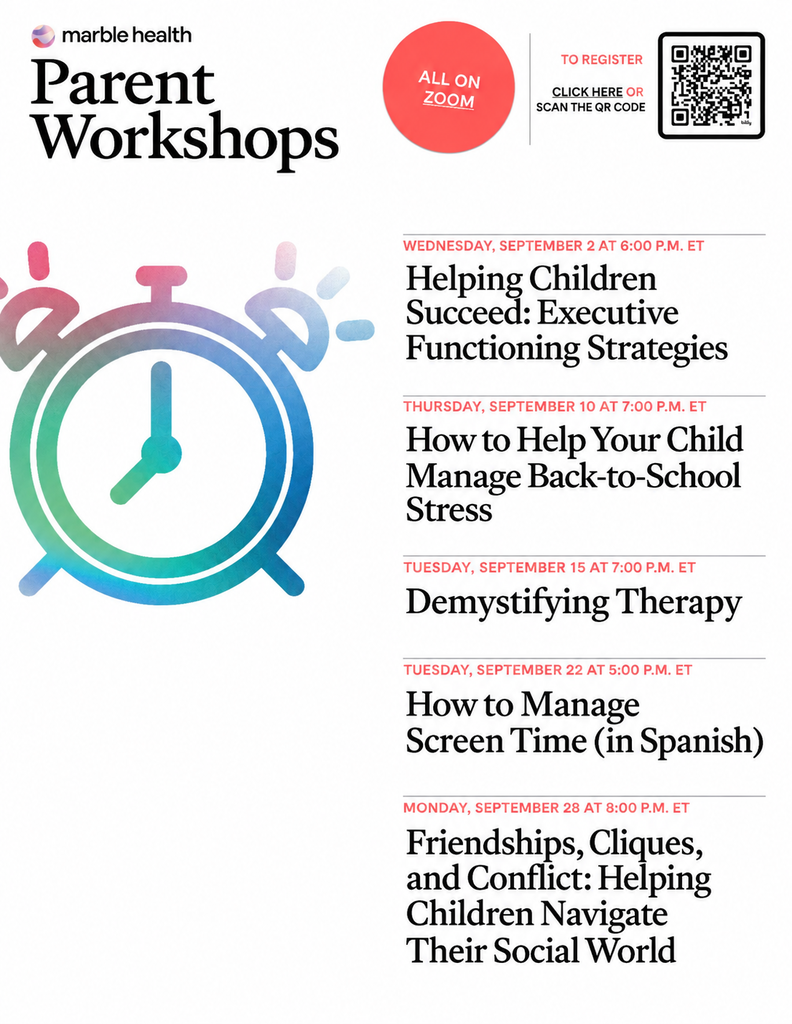 Marble Health Parent Workshop English
