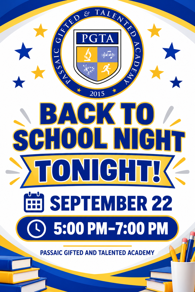 Just a reminder that PGTA #20’s Back-to-School Night is tonight from 5:00–7:00 PM. We look forward to seeing you!