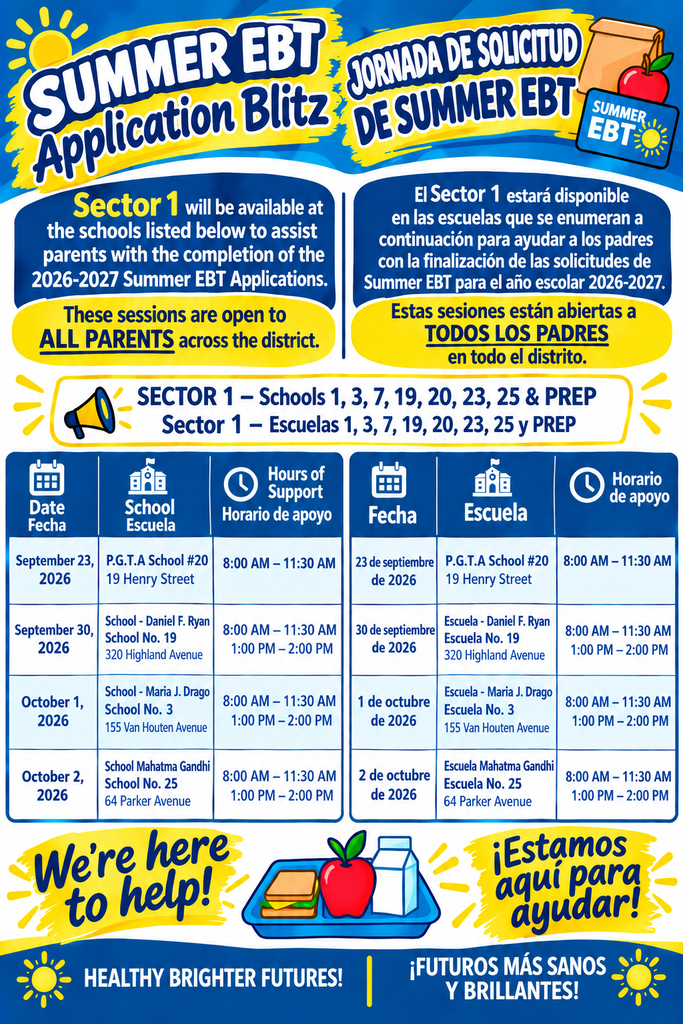 Summer Application Blitz Flyer