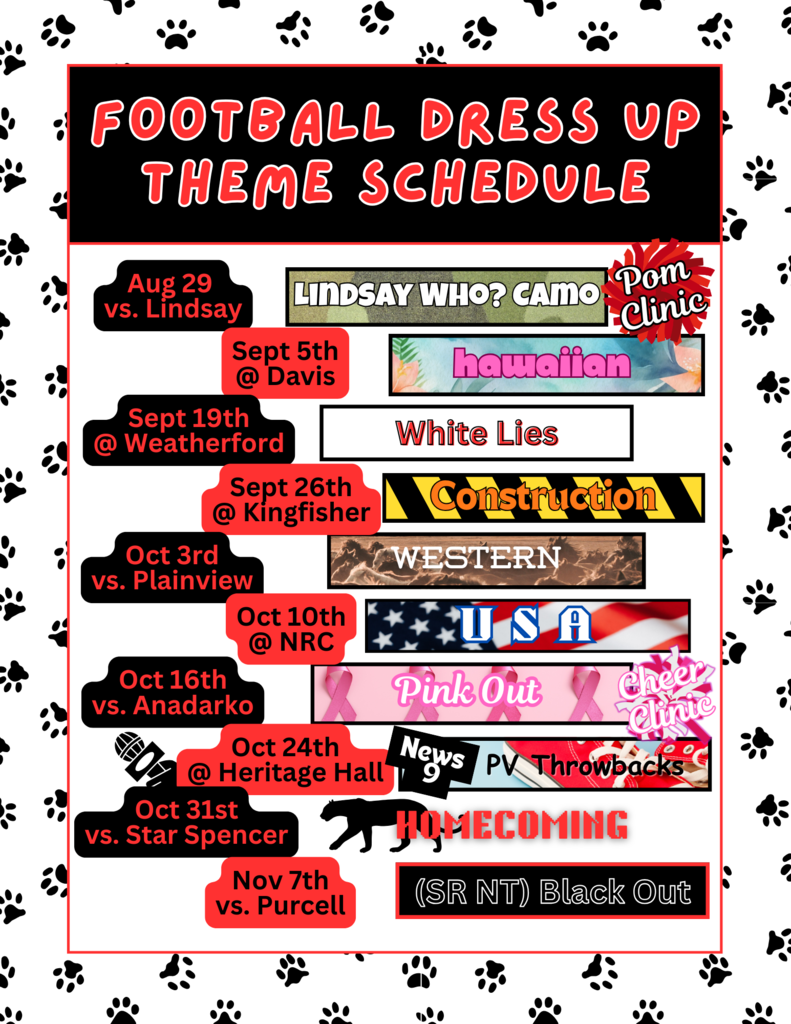 FOOTBALL DRESS UP THEMES