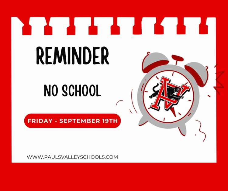 No School - September 19th