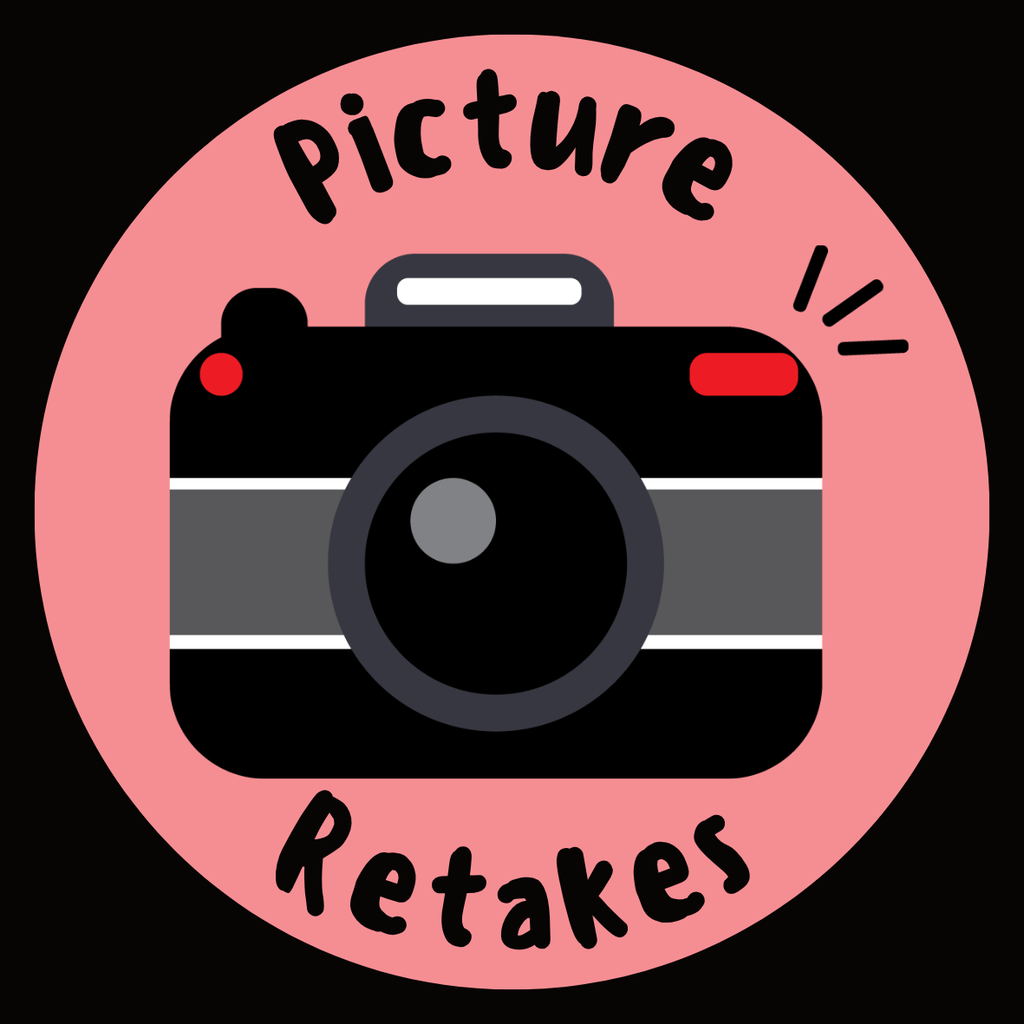 Pink and Black Camera Picture Perfect Sticker