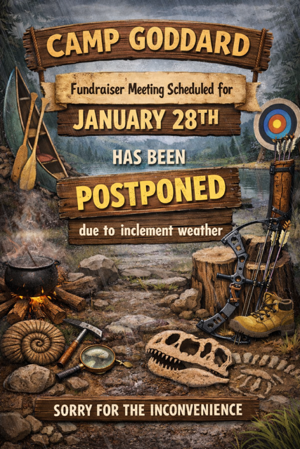 Camp Goddard Fundraiser Meeting has been postponed!