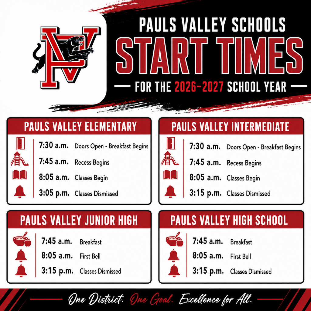 Start Times 26-27