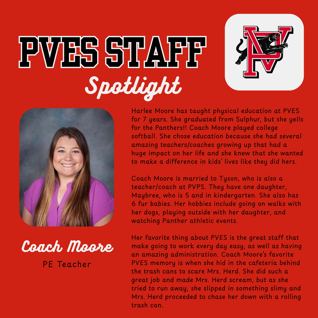 PVES Staff Spotlight