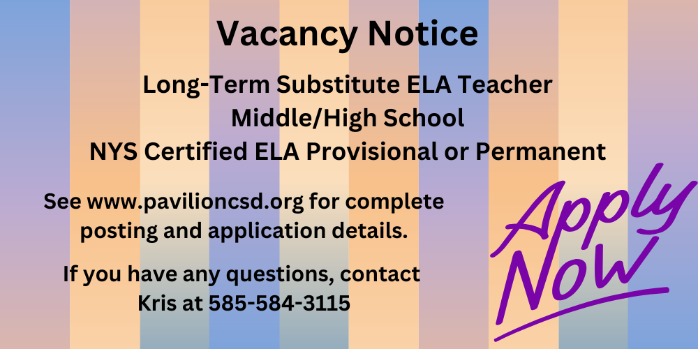 Now Hiring LTS - ELA