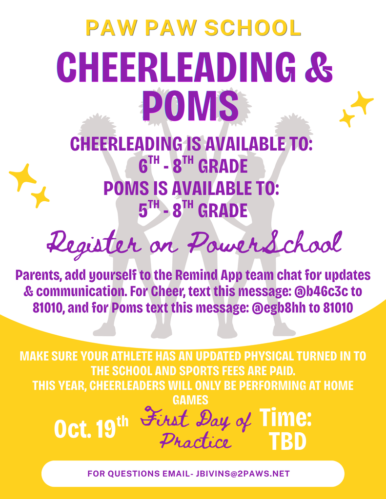 Poms & Cheer info