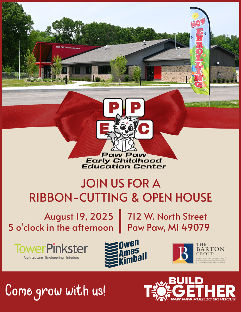 PPEC ribbon cutting and open house, august 19, 2025, 712 w. north st. paw paw mi 49079