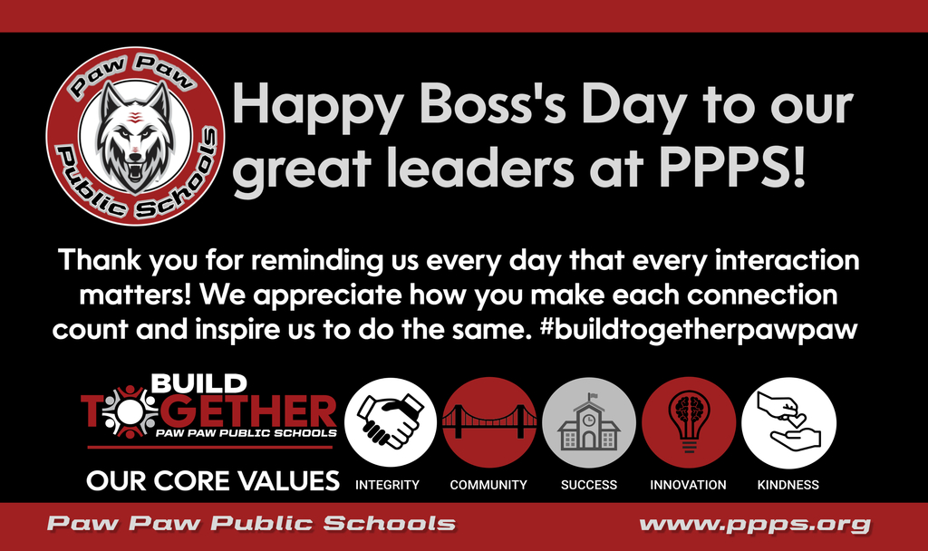 Happy Boss's Day to our great leaders at PPPS. Thank you for reminding us every day that every interaction matters! We appreciate how you make each connection count and inspire us to do the same. PPPS