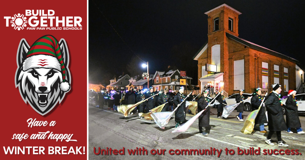 PPPS have a safe and happy winter break. united with our community to build success