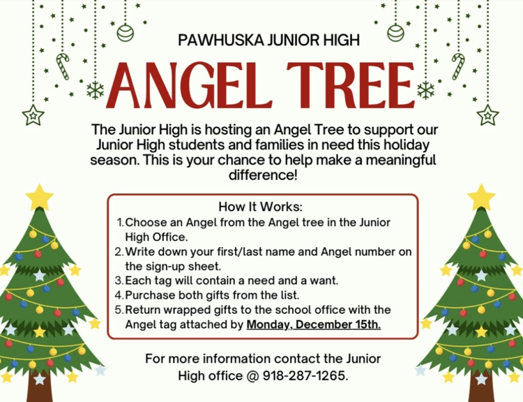 🎄 Adopt an Angel from the Junior High Angel Tree 🎄
