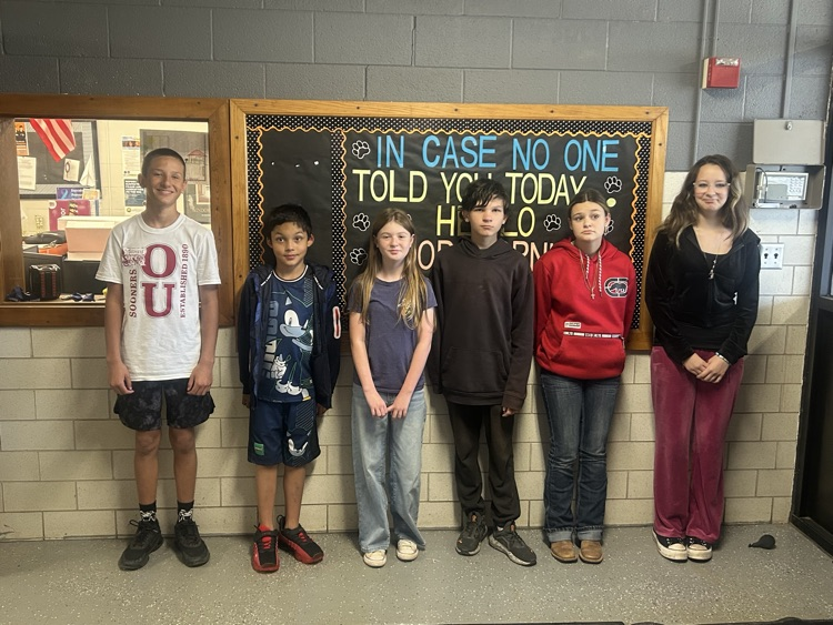 March student of the month winners! 