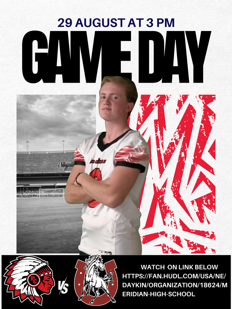 Football game at Meridian at 3 PM
