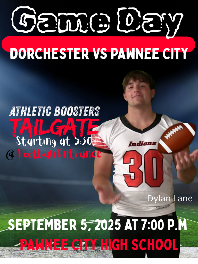 First Home Game at 7PM Athletic Boosters Tailgate starting at 5:30!