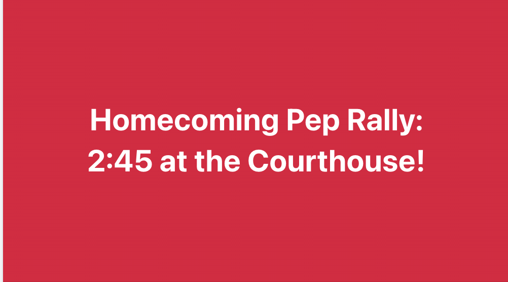 pep rally