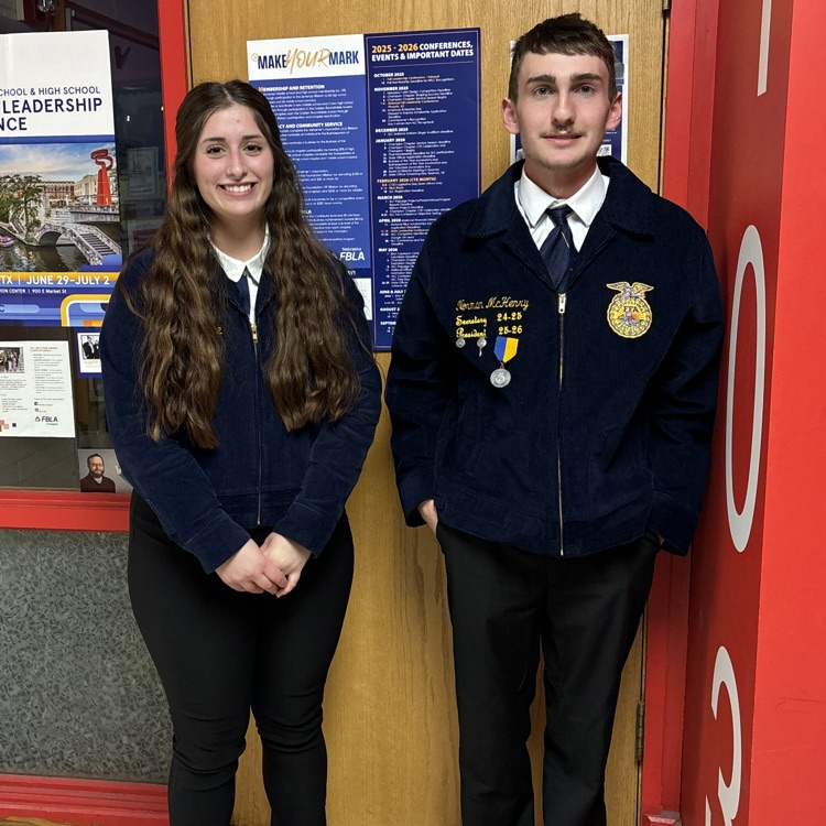 Morgann and Norman in official FFA dress  