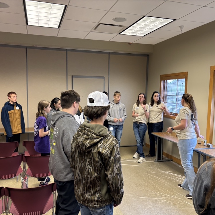 students listening to workshop leader