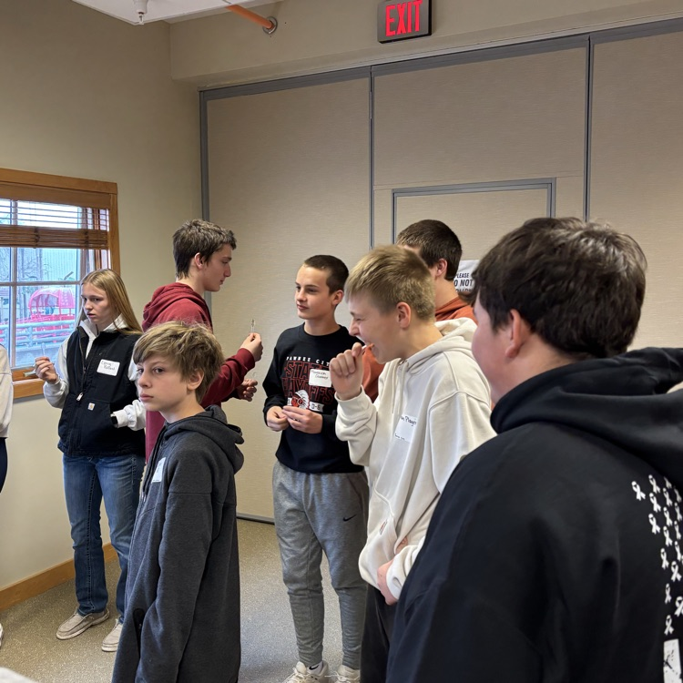 students test tasting  different types of honey