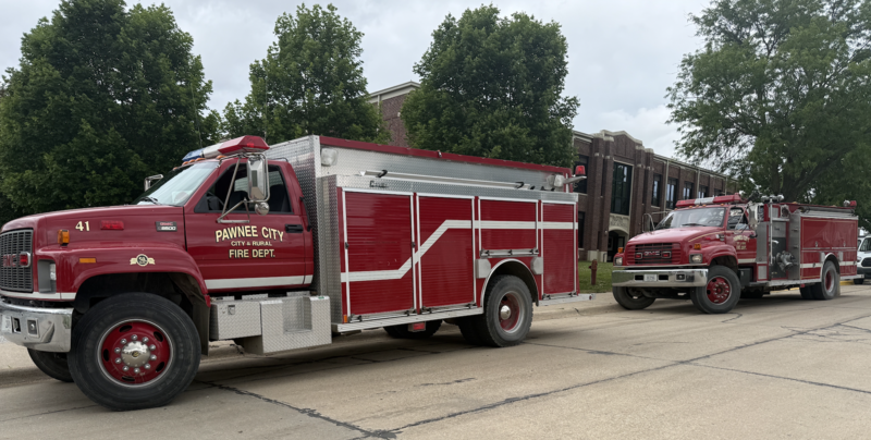 fire trucks