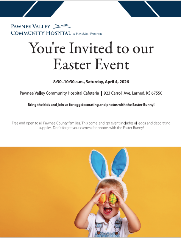 Eastr Event @ Pawnee Valley Community Hospital