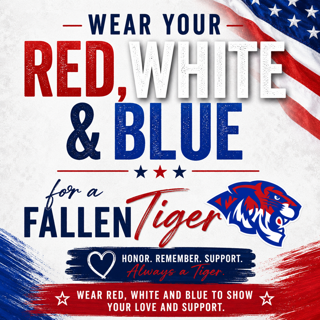 wear your RED, WHITE, AND BLUE. 