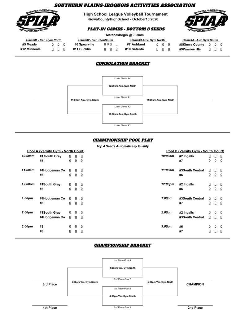 League Tournament 