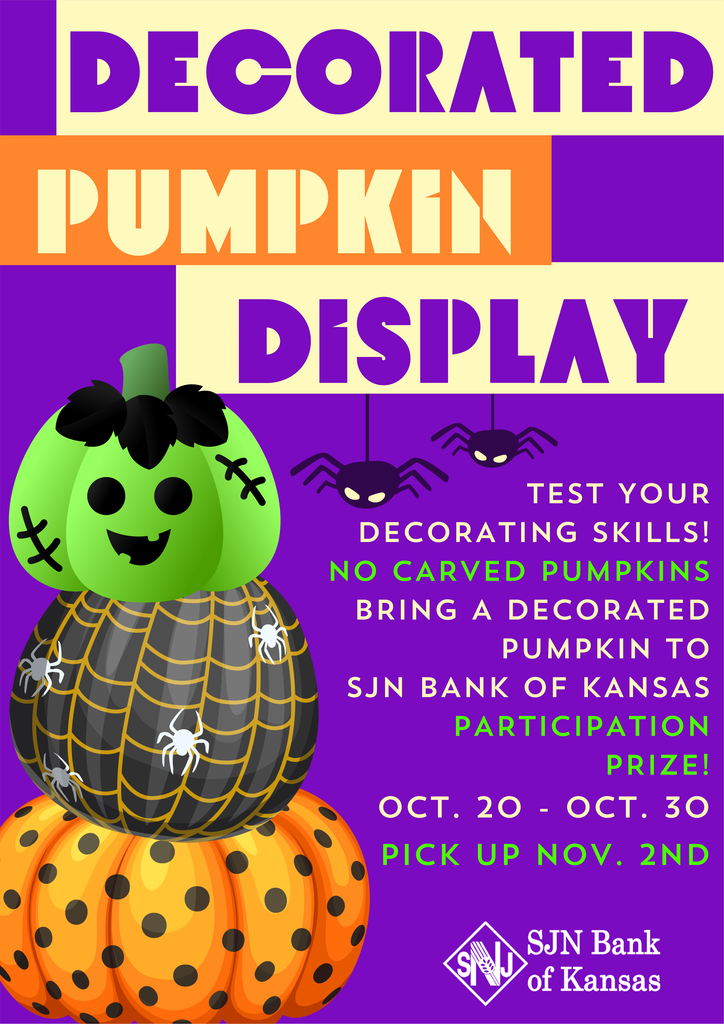 DECORATED PUMPKIN DISPLAY