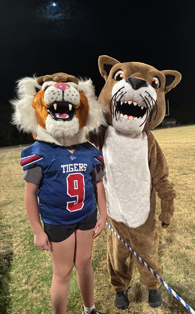 Tonya the PHS tiger and Otis bison cougar