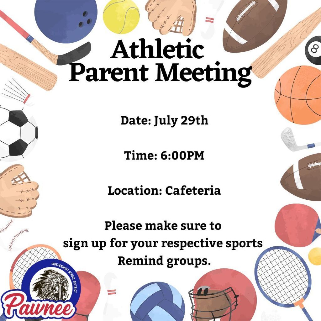 Athletic Parent Meeting