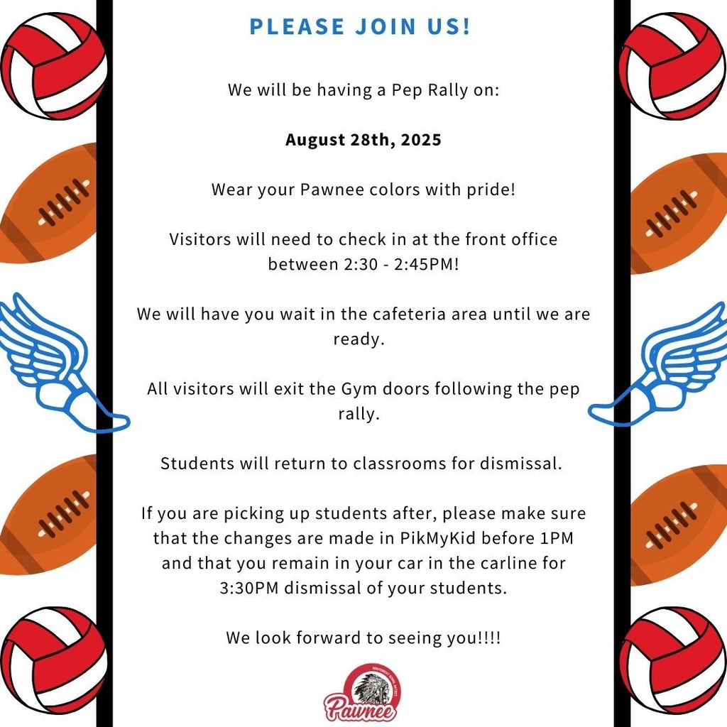 Pep Rally August 28th, 2025 @ 2:50PM