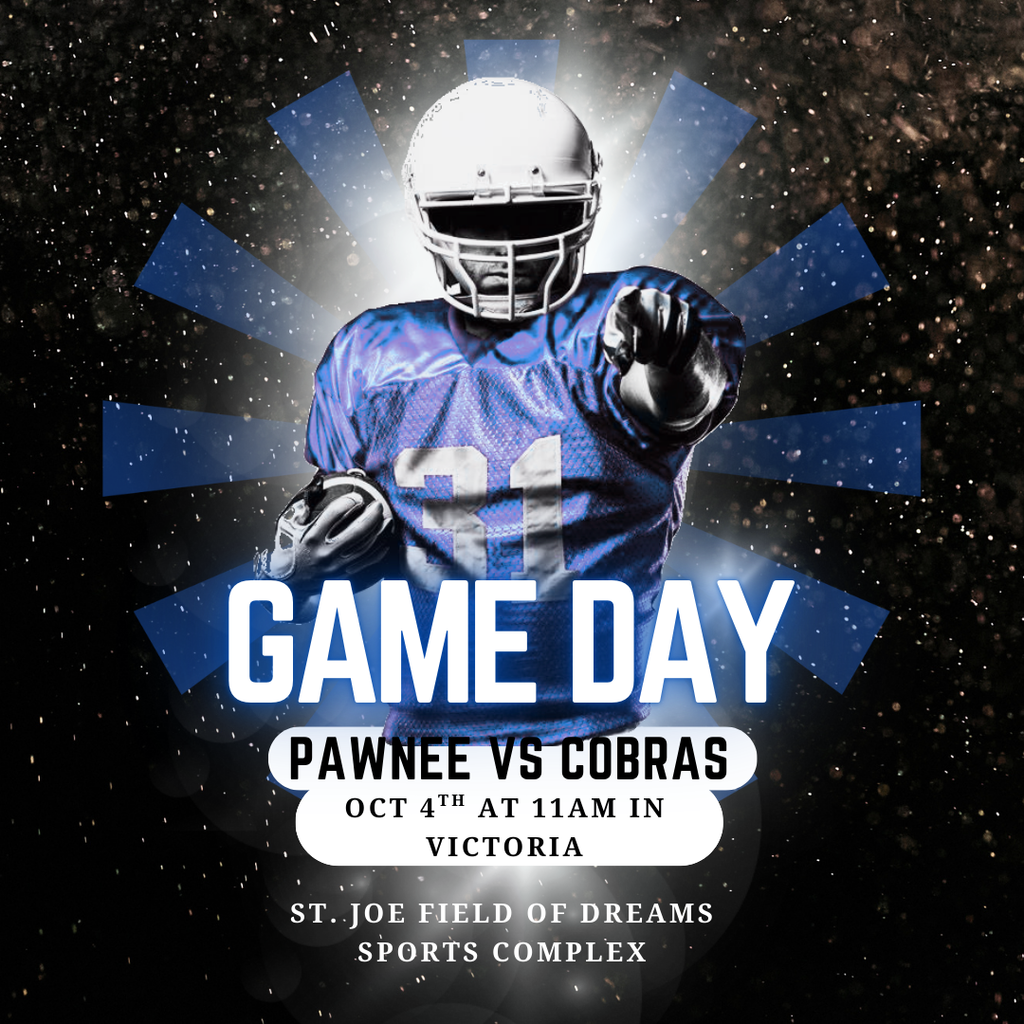 football game flyer
