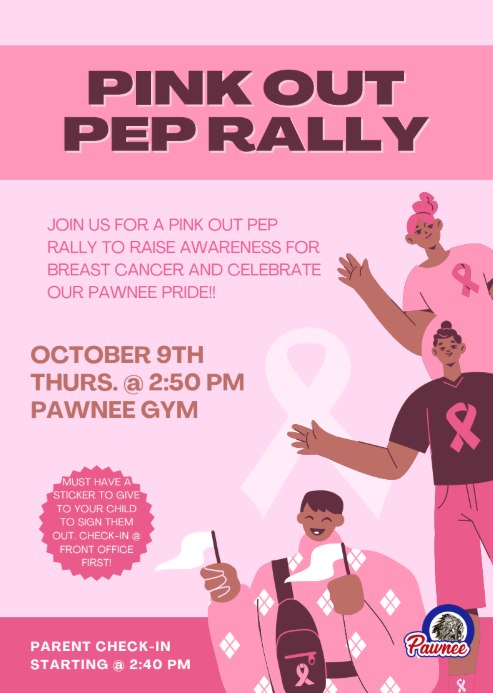 pink out pep rally