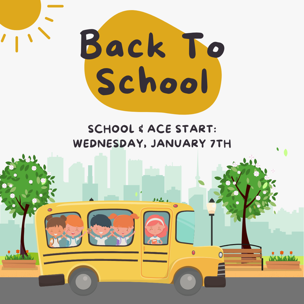 School starts back on January 7th