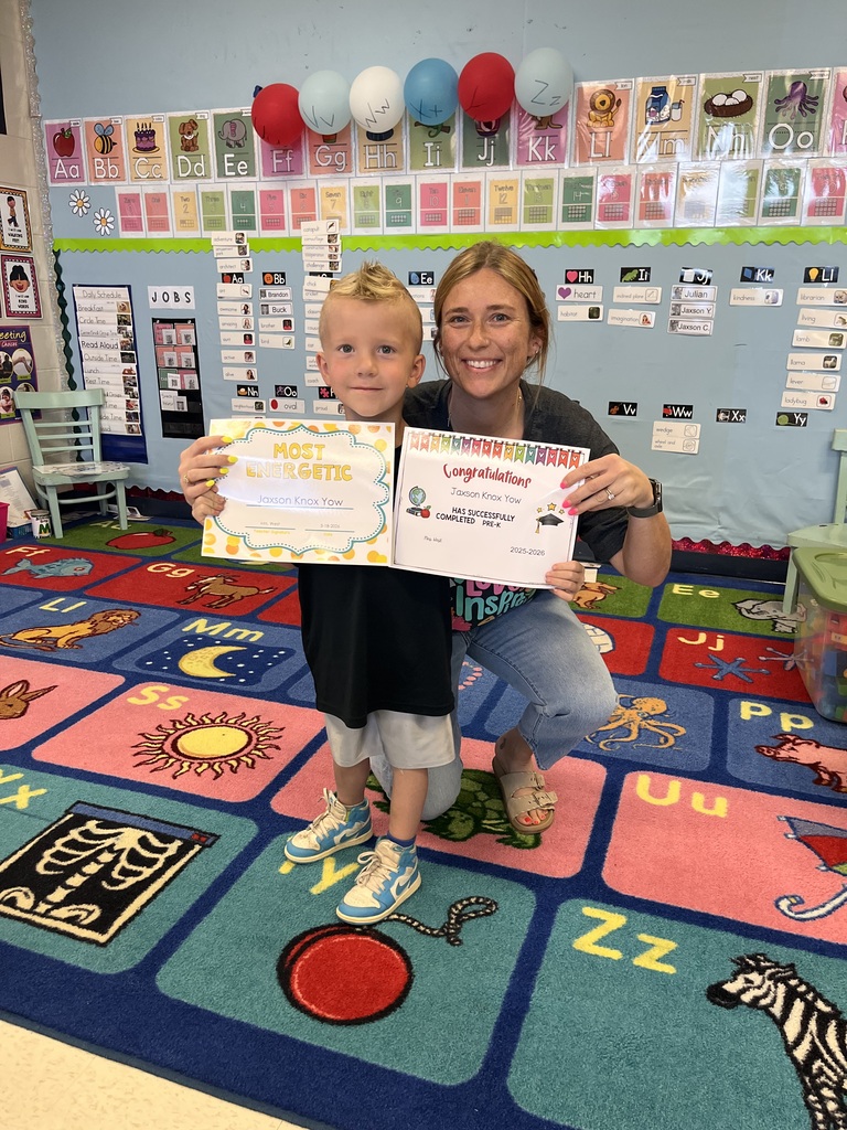 Pre K end of year