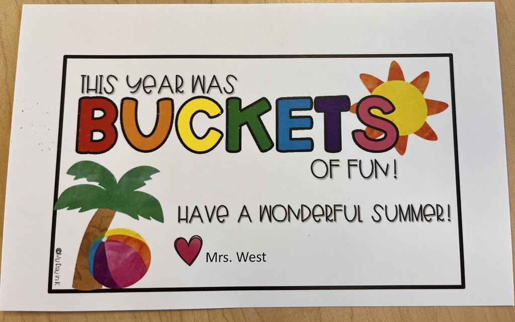 Pre K end of year