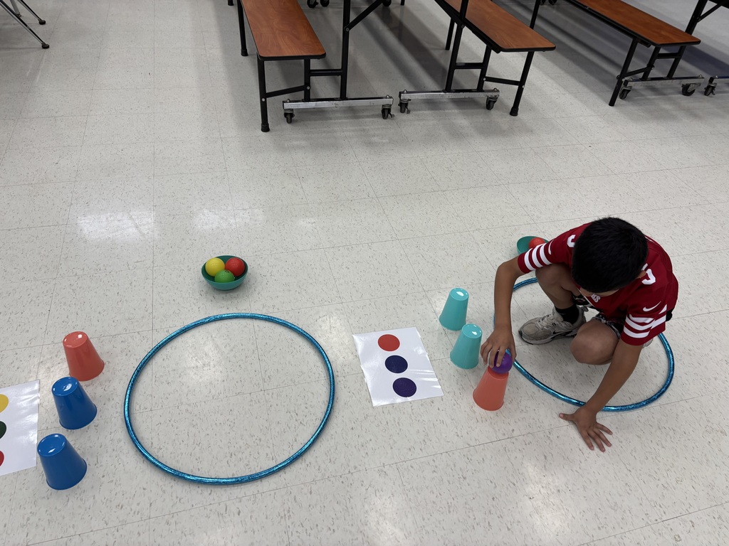 Since it’s a bit wet outside and Porter and Baxter are having fun in the mud…Kristin’s first grade group engaged in activities requiring executive functioning skills & aimed at improving focus, concentration, core strength, self confidence and emotion regulation.
