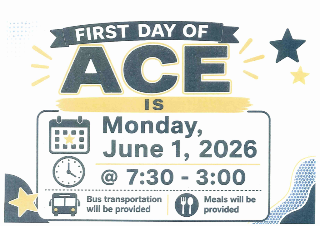 First day of ace