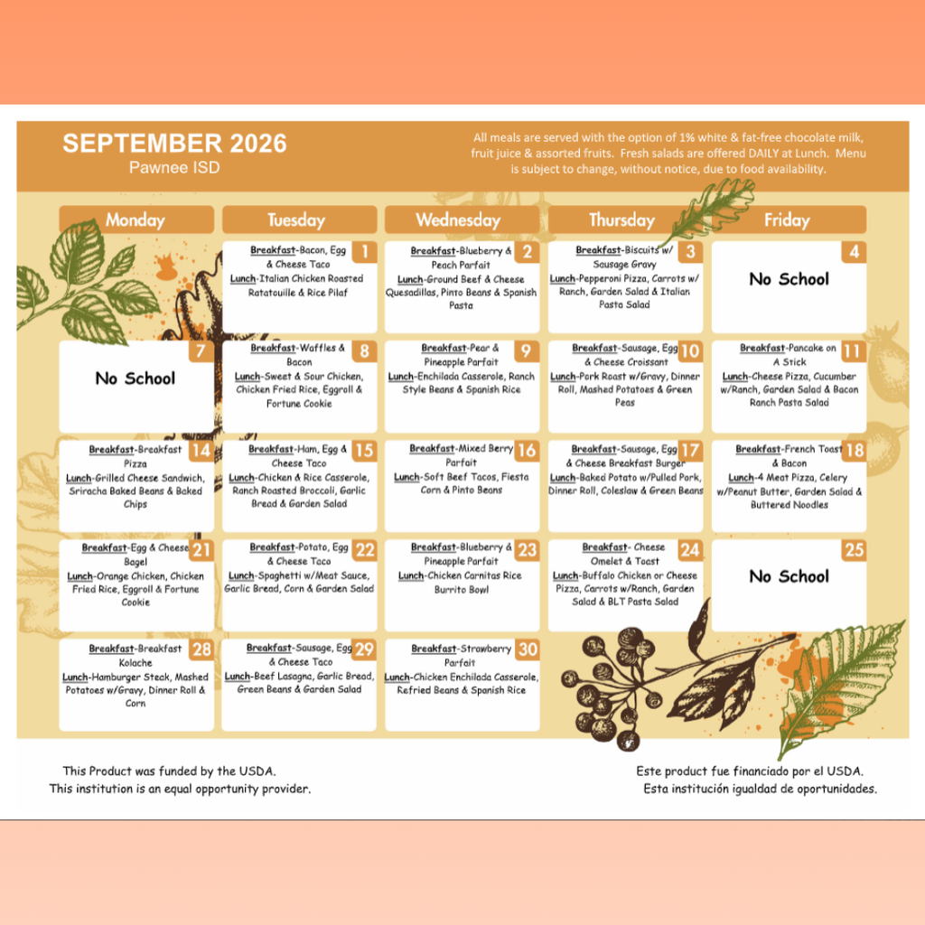 sept menu