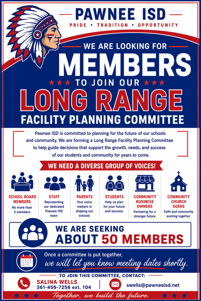 long range facility planning committee flyer 