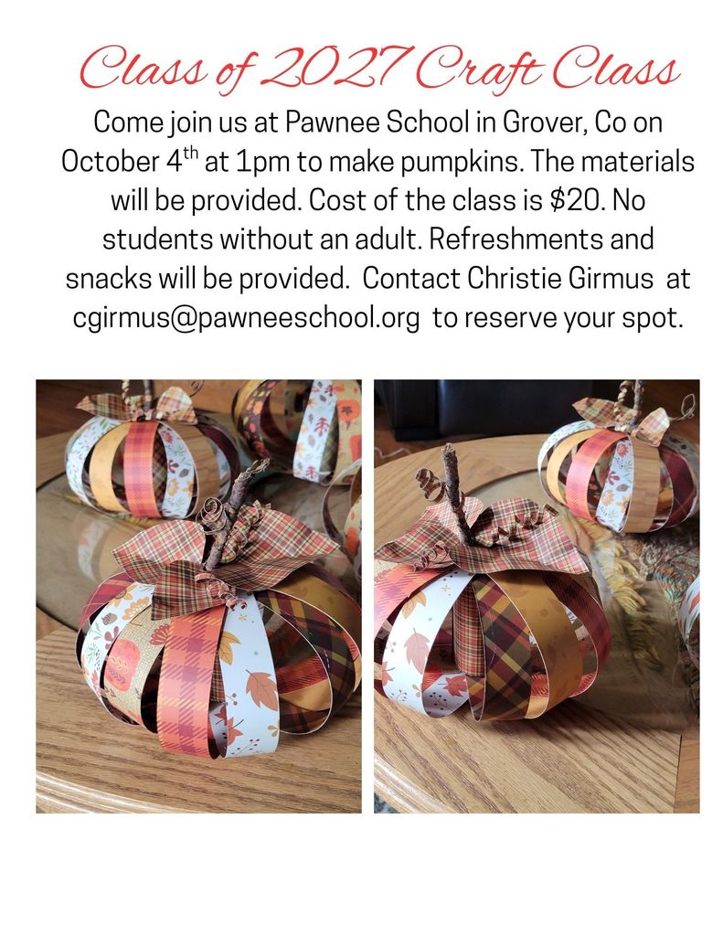 Pumpkin Craft