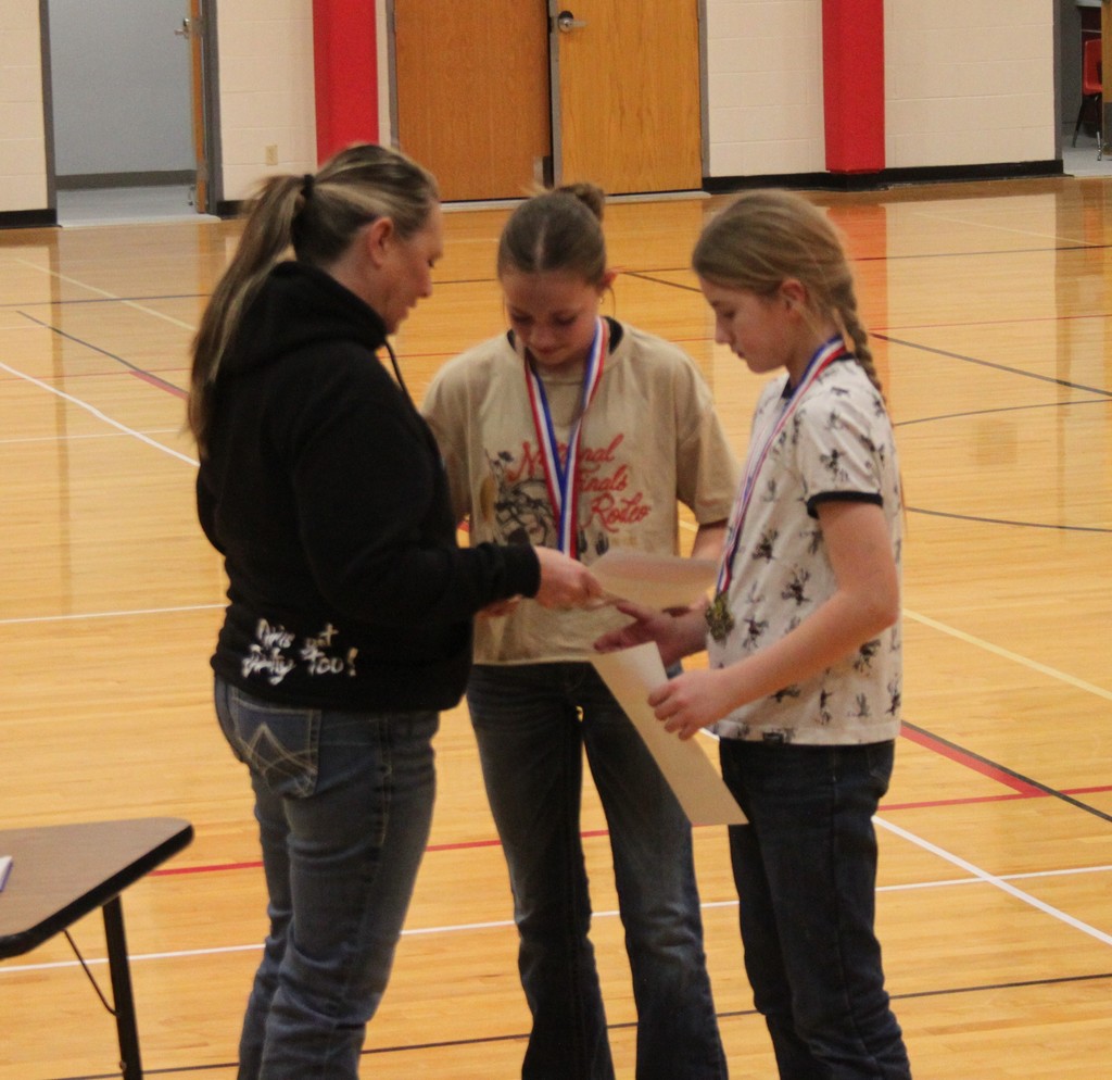 Mrs. Robinson with Emma and Maverick