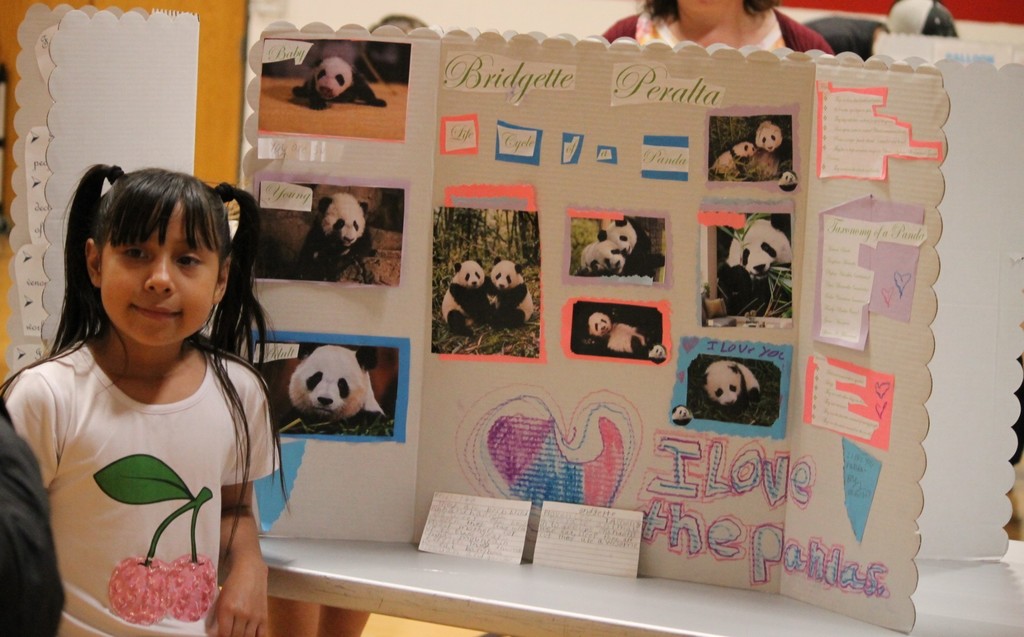 Bridgette sharing her project. 