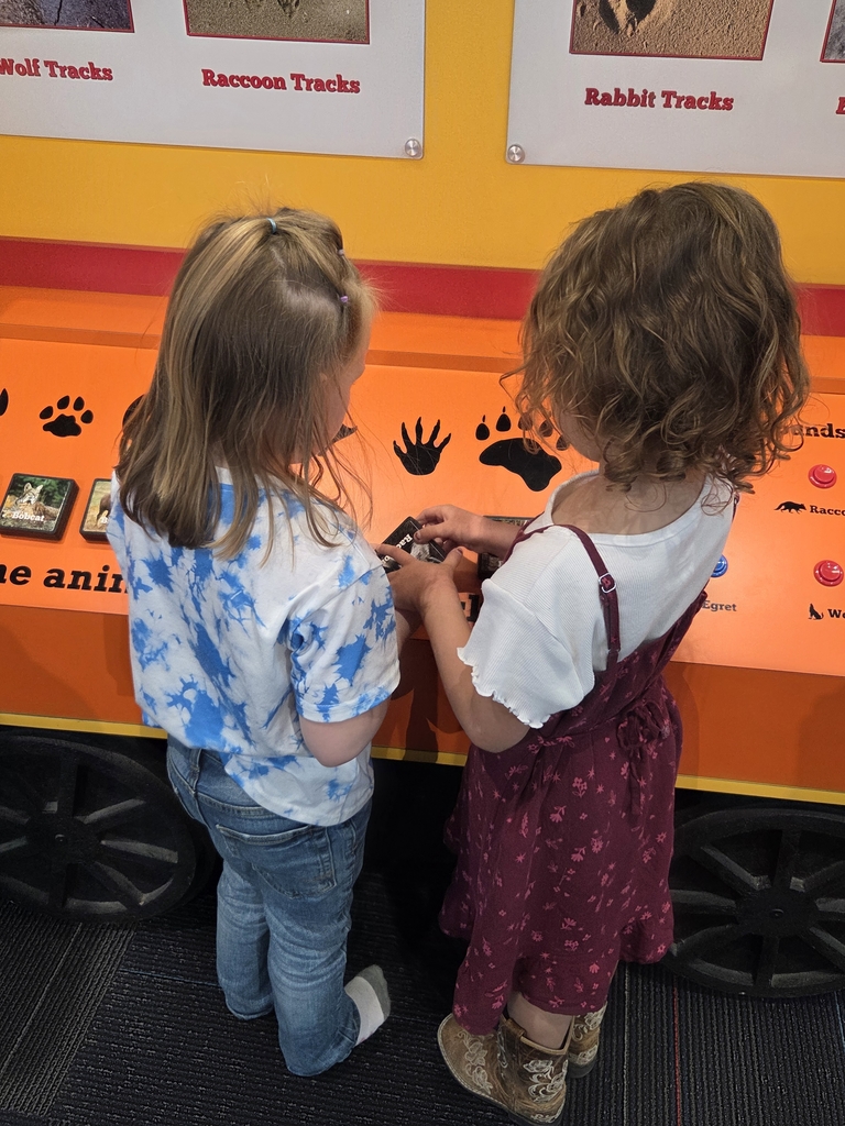 Lily and Charlie at museum. 